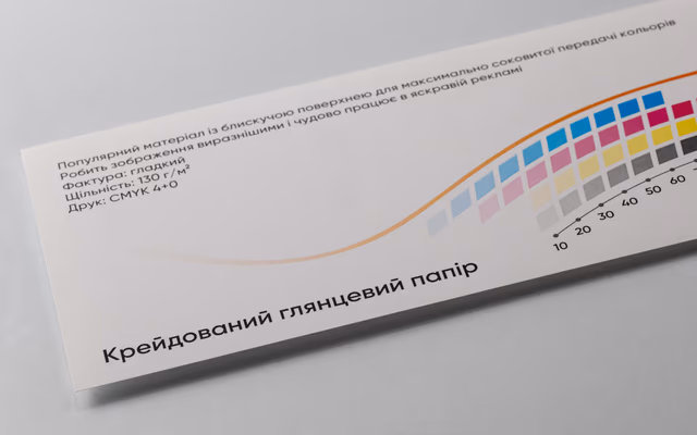 Крейдований глянцевий папір